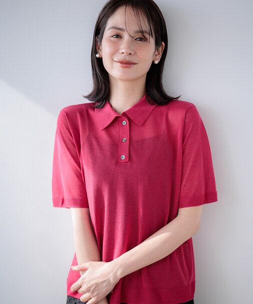 シアーポロ ニット