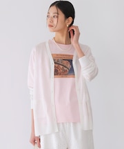 シアーニットVネック カーディガン