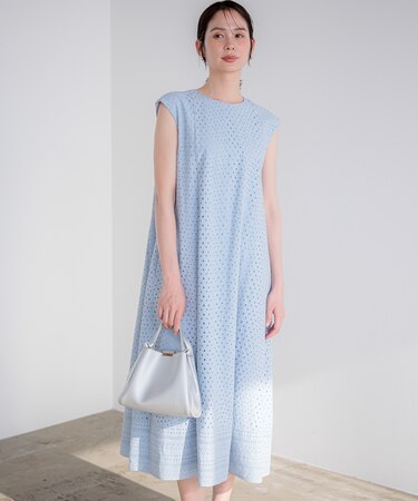 エンブロイダリーレース ワンピース