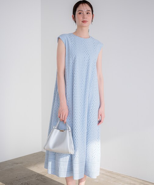 エンブロイダリーレース ワンピース