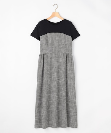 メランジレノクロス ドッキングワンピース