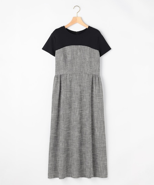 メランジレノクロス ドッキングワンピース