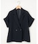 【WEB限定】メランジレノクロス バックペプラムジャケット