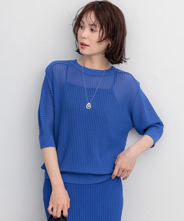 レーシーニット プルオーバー