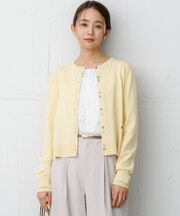 ストレッチクリアニット カーディガン