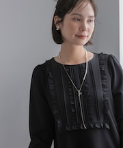 【WEB限定】ソフトダンボール フリルカットソー