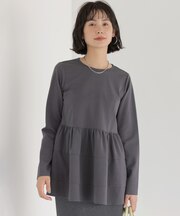 ソフトダンボール ビスチェ風カットソー