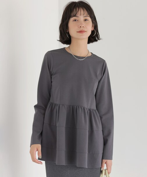 ソフトダンボール ビスチェ風カットソー