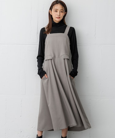 【WEB限定】ウーステッドライク キャミワンピース
