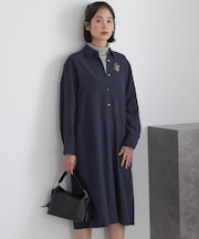【WEB限定】フィブリルシャーティング カシュクールワンピース