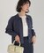 【WEB限定】フィブリルシャーティング  クロップドブラウス