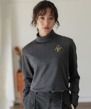 【美人LABコラボ】ブリングニット タートルネックプルオーバー