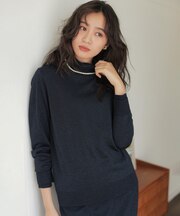 【美人LABコラボ】ブリングニット タートルネックプルオーバー