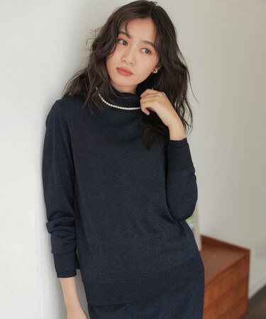 【美人LABコラボ】ブリングニット タートルネックプルオーバー