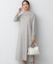 【美人LABコラボ】ブリングニット タートルネックワンピース