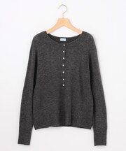 【WEB限定】グランマフェアリーニット ヘンリーネックプルオーバー