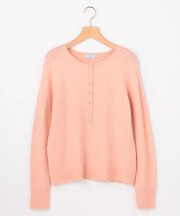 【WEB限定】グランマフェアリーニット ヘンリーネックプルオーバー