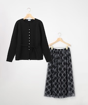 スポンディッシュニット ニットスカートセット