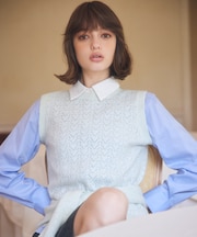 【WEB限定】グランマフェアリーニット ベスト