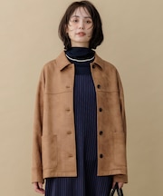 【WEB限定】スウェードライク ジャケット