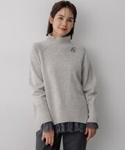 【WEB&一部店舗限定】ウールカシミヤミックス ロールネックニット