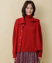 ウールカシミヤミックス カーディガン