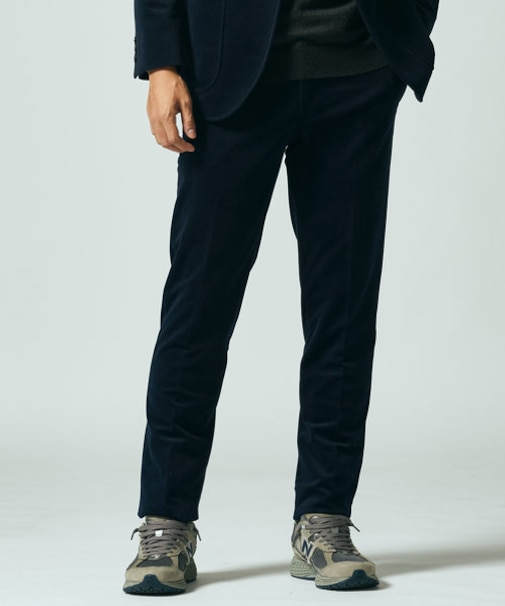 【J.PRESS PLUS】ポリラッセルコーデュロイ スローンイージパンツ