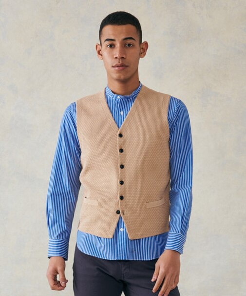 【High twist links】ニットベスト