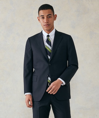 【J.PRESS BASIC】PEPPIN MERINO TROPICAL SUIT / 背抜き