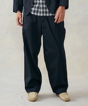 ギザツイルワンタックワイドパンツ