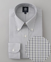 【PREMIUM PLEATS / 形態安定】タッタソールチェック シャツ / B.D.