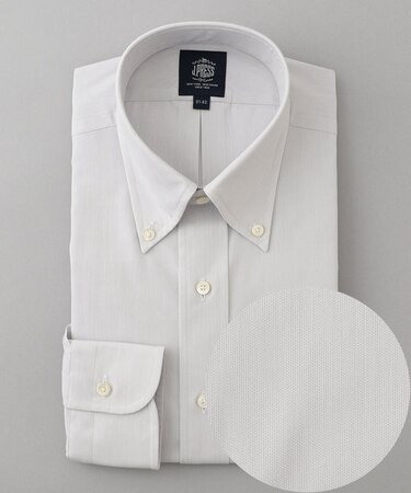 【PREMIUM PLEATS / 形態安定】エンドオンエンド シャツ / B.D.