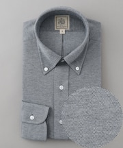 【Single Needle Tailoring】スムースフィールハイゲージニットシャツ / B.D.