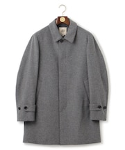 【定番】ウールカシミヤビーバーステンカラーコート