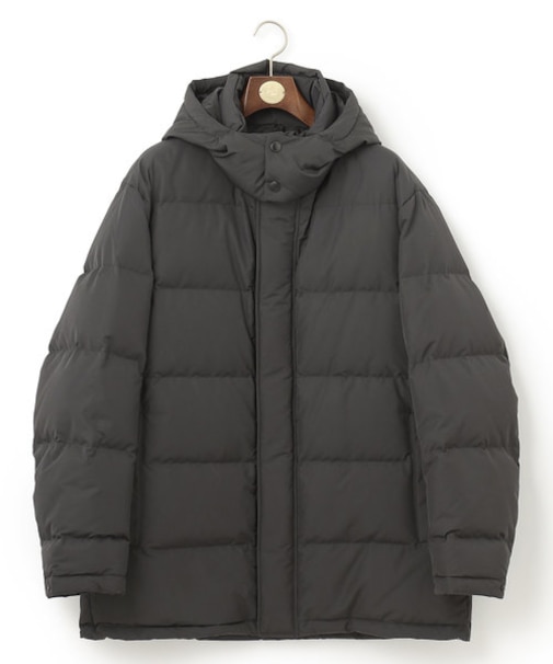 【KING SIZE】【デタッチャブルフード】ベーシックタフタ ダウンコート