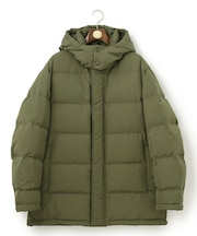 【KING SIZE】【デタッチャブルフード】ベーシックタフタ ダウンコート