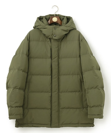 【KING SIZE】【デタッチャブルフード】ベーシックタフタ ダウンコート