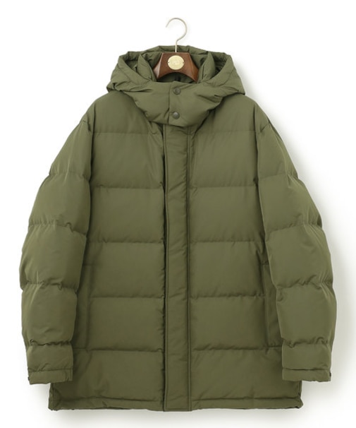 【KING SIZE】【デタッチャブルフード】ベーシックタフタ ダウンコート