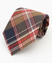 マドラスチェック ネクタイ