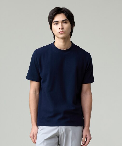汗ばむ夏の最適解Tシャツ【UVカット / 接触冷感 】【J.PRESS PREMIUM JERSEY】無地コットン Tシャツ