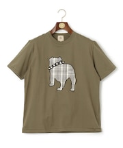 【UNISEX】ファブリックワッペン バックブルTシャツ