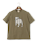 【UNISEX】ファブリックワッペン バックブルTシャツ