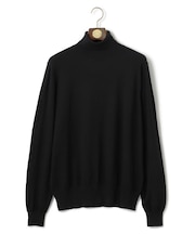 【ストレッチ性 / イージーケア】【FLEX YARN】タートルネックニット