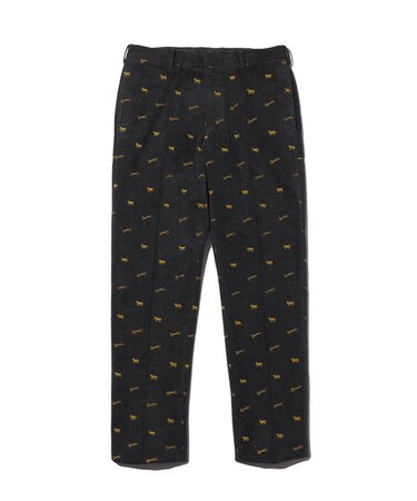 エンブロイダリーストレッチコーデュロイパンツ