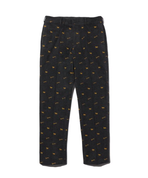 エンブロイダリーストレッチコーデュロイパンツ