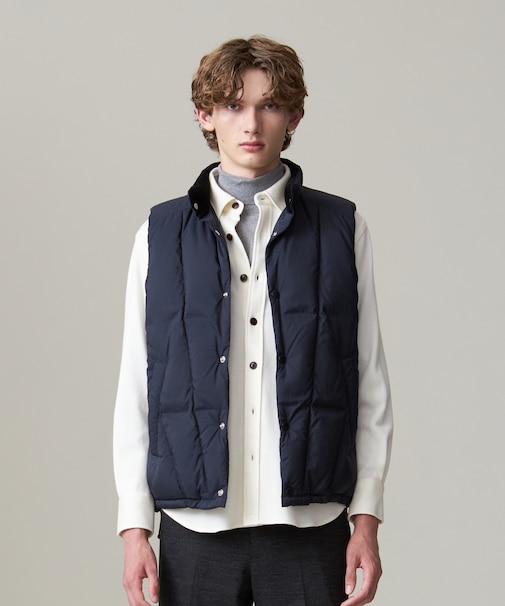 ナイロンワッシャータフタ ダウンベスト