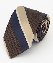 【JAPANESE SILK FRESCO TIE COLLECTION】マルチストライプ ネクタイ