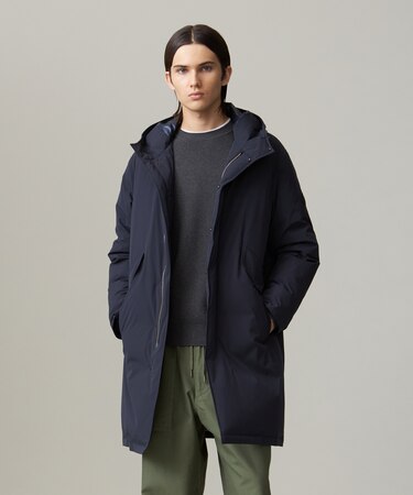 【WEB・一部店舗限定】ストレッチタフタ ダウンモッズパーカー