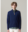 【Cash Lamb’s Wool】ハーフジップニット