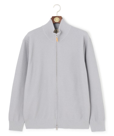 【KING SIZE】ハイツイストヘリンボン フルジップカーディガン